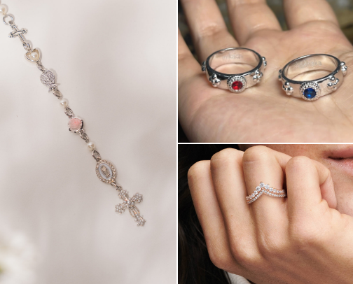 Rings, Blings and a Hair Thing cover photo collage