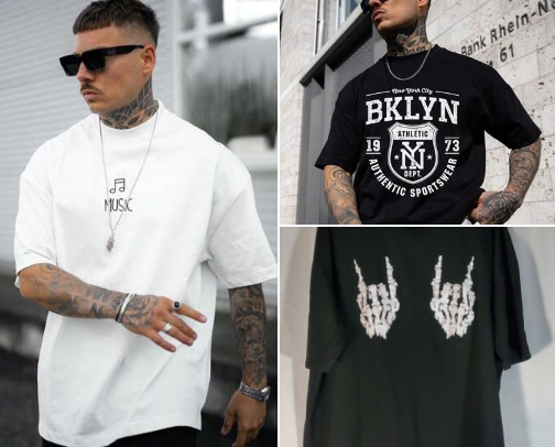 Oversized Cool – Men’s Street-Ready Tees from SHEIN. cover photo collage