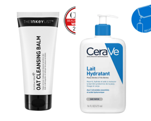 My skincare essentials cover photo collage