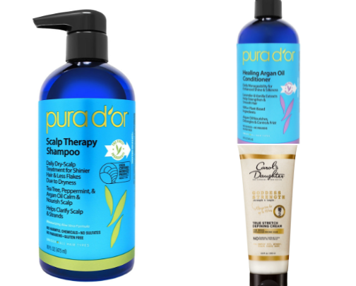 Itchy Scalp? Dandruff? Curly Hair? Yeah, me too. cover photo collage