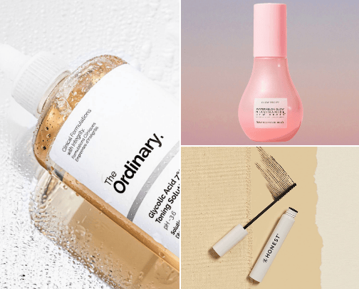 skincare that looks like makeup cover photo collage