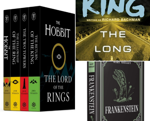 Novels to escape into! cover photo collage