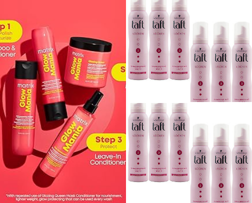 Hair care cover photo collage