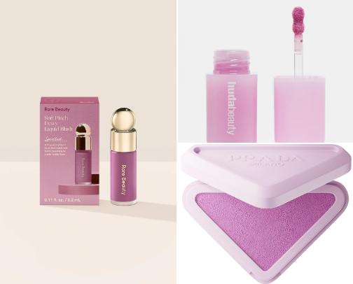 purple blush collection cover photo collage