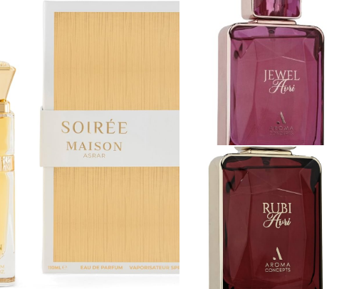 Perfumes that break necks cover photo collage