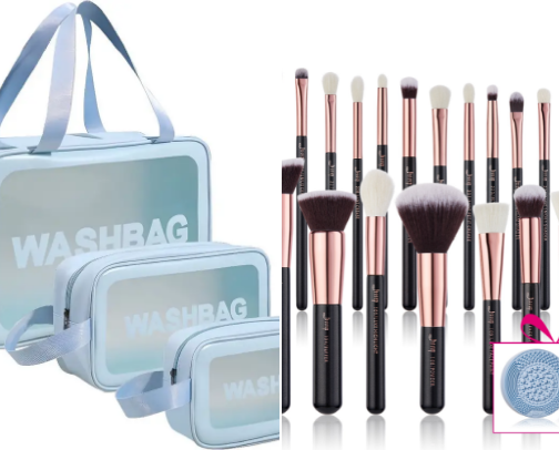 “Best Budget Beauty Kit — Makeup, Brushes & Bags Under One List” cover photo collage