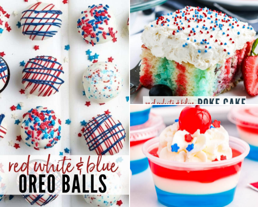4th of July Party Food cover photo collage