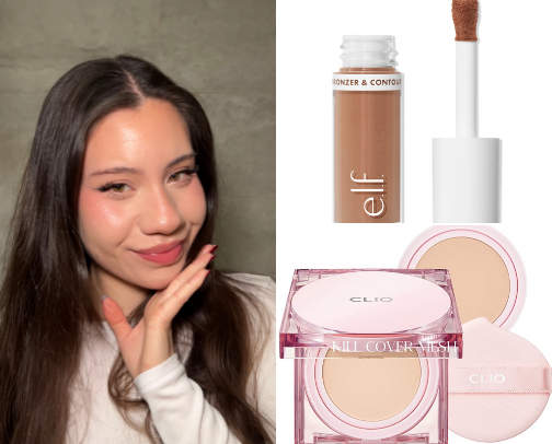 ** updated ** 2025 makeup routine cover photo collage