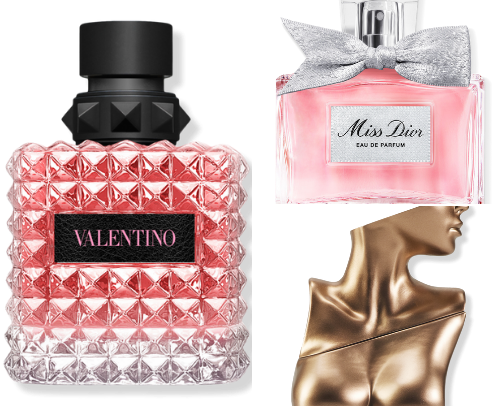 Top 10 fragrances 🌸 cover photo collage