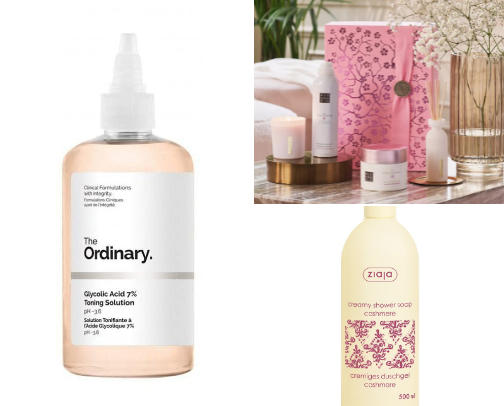 Beauty products from head to toe cover photo collage