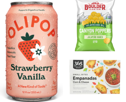 Snacks and bevs cover photo collage