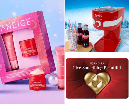 Christmas Gifts for Her or Him cover photo collage