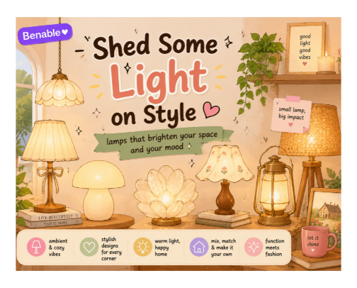 Shed Some Light on Style💡 cover photo collage