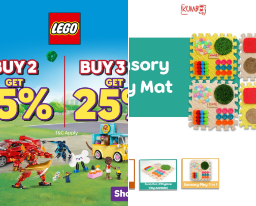Baby and kid toys cover photo collage