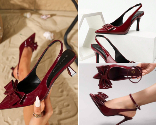 Christmas shoes from shein cover photo collage