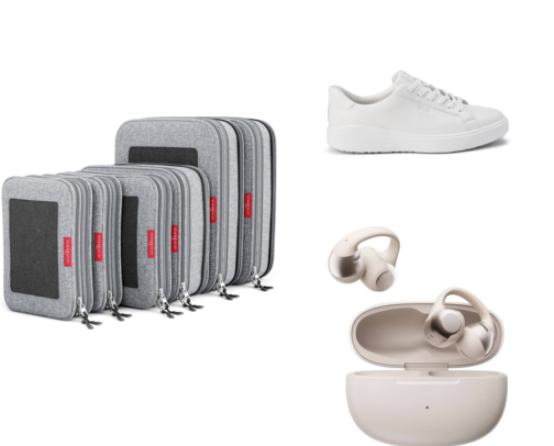 My "Always On Hand" Travel Items cover photo collage