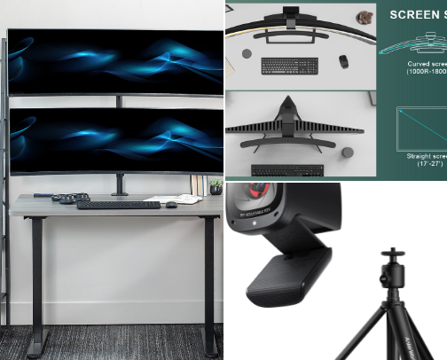 💻My Daily WFH Setup cover photo collage