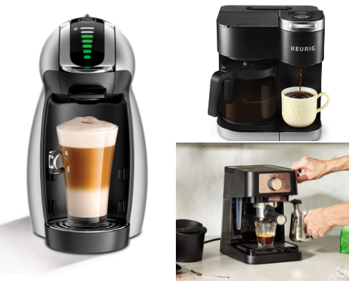 Cafe at home essentials. cover photo collage