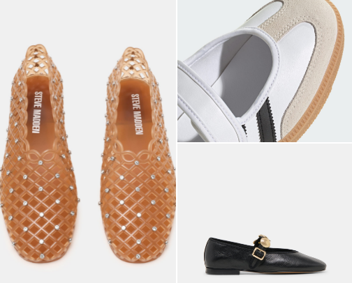 Ballet Flats, Mary Janes & Jelly Flats I Actually Wear (and Would Buy Again) cover photo collage