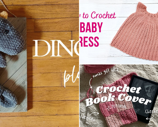 free crochet patterns! cover photo collage