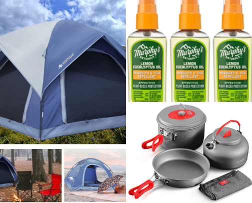 All Things Camping cover photo collage