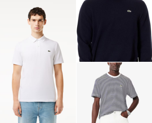 Lacoste cover photo collage