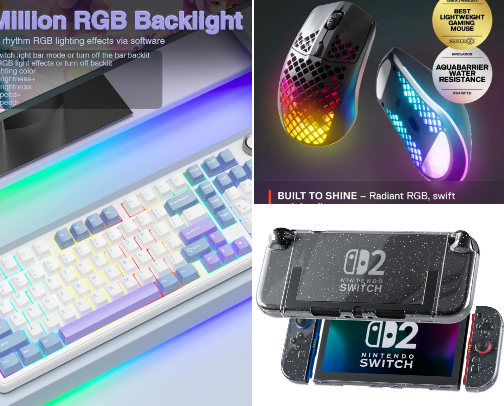🎮 What You Will Find at My Gaming Setup 🖥 cover photo collage