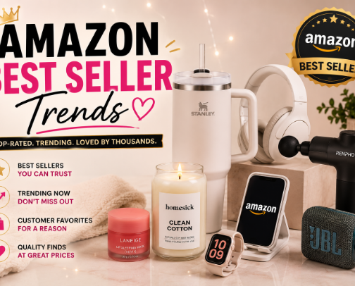 🔥 Amazon Best Sellers & Trends cover photo collage