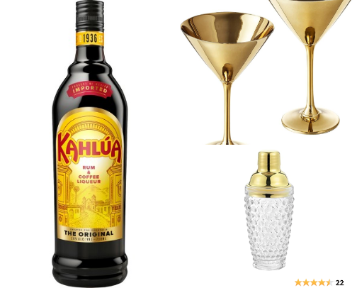 Espresso Martini | Amazon Bar Cart Essentials & Cocktail Inspiration cover photo collage