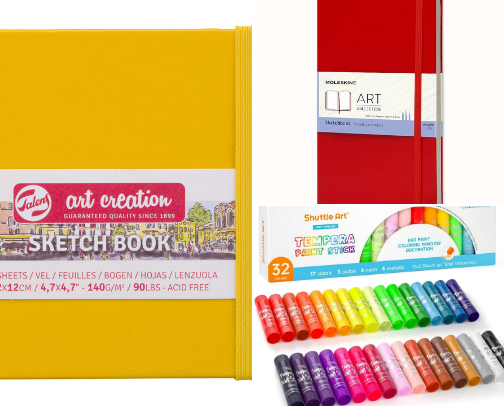 Gift Ideas for Your Creative Artist Friend cover photo collage