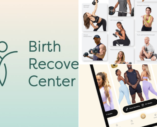 Working out Apps/YouTube 🏃‍♀️💪🦵 cover photo collage