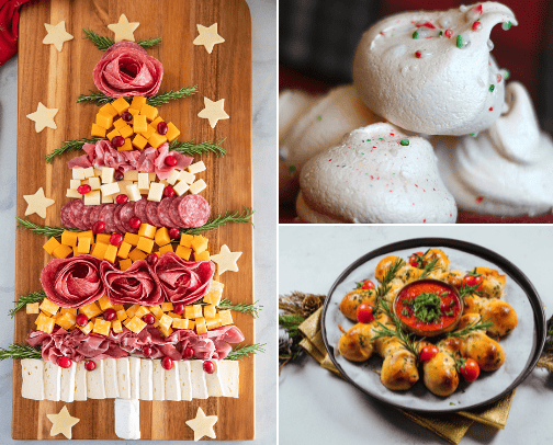 Christmas Foods cover photo collage