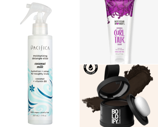 Hair care cover photo collage