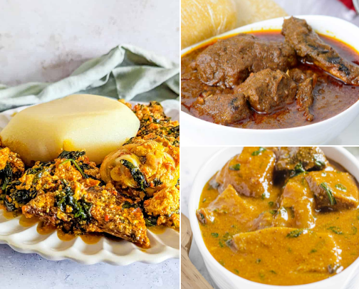 Nigerian food cover photo collage