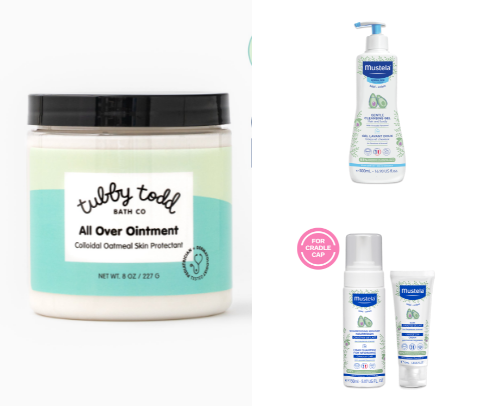 Baby Skin Care Essentials cover photo collage