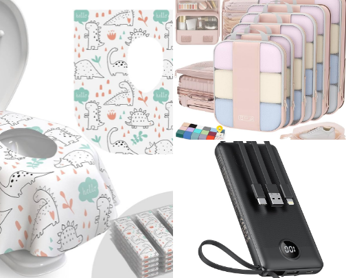 Must-have travel gear cover photo collage