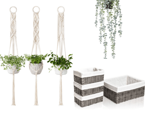 boho room decor cover photo collage