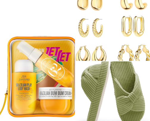 Stocking stuffers for her cover photo collage