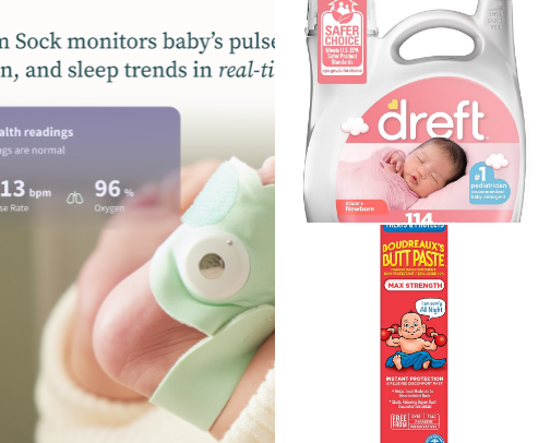 MUST HAVES FOR A NEWBORN cover photo collage