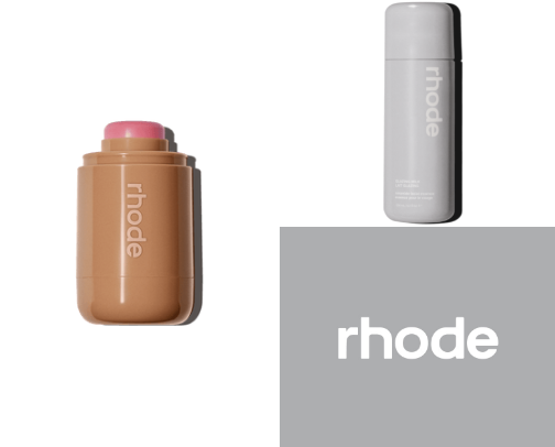 Rhode blush cover photo collage