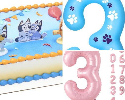 Bluey Party 🎉 cover photo collage