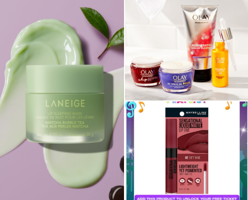 My favorite beauty recs cover photo collage