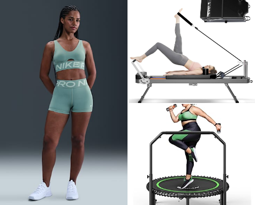 Fitness things I love cover photo collage