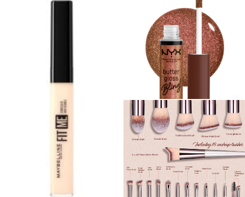 make up rec for light make-up girlies💄🪻 cover photo collage