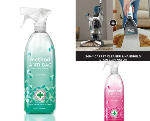 My fave cleaning tools cover photo collage