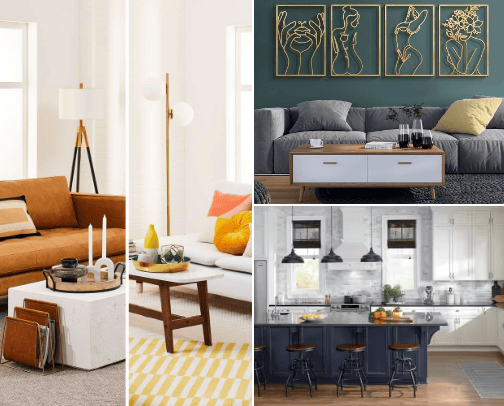 Home Decoration Aesthetic cover photo collage