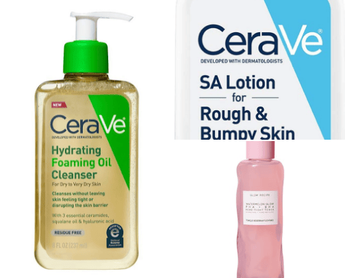 skincare cover photo collage
