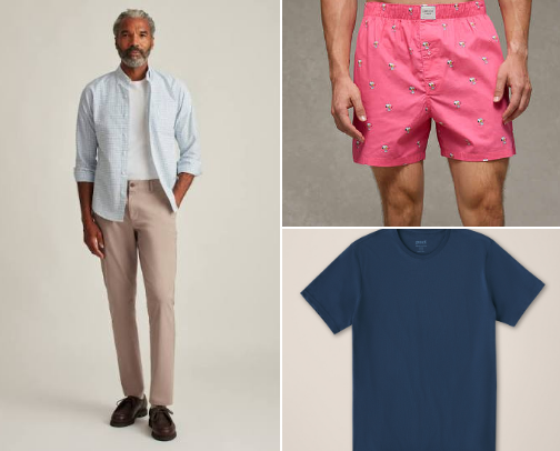 Men essentials cover photo collage