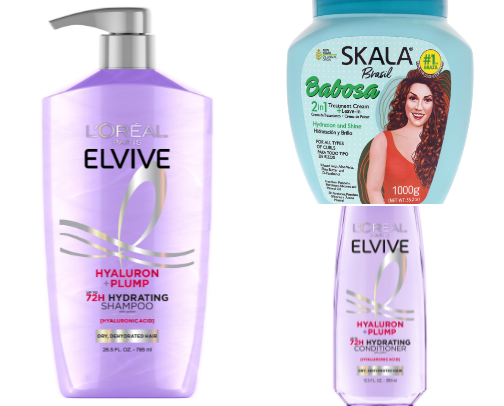 my curly hair routine ➿🧴 cover photo collage
