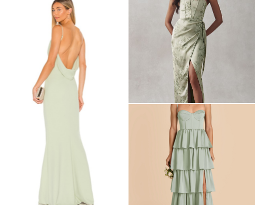 Showstopping and Size-Inclusive Sage Green Bridesmaid Dresses - For Any Budget cover photo collage